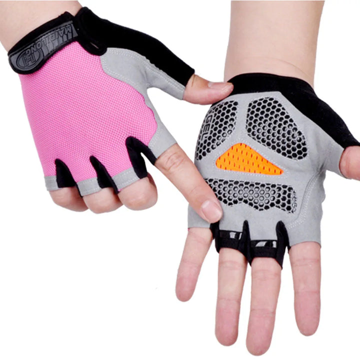 Breathable Half-Finger Cycling Gloves - Anti-Slip Training Gloves for Gym &amp; Riding