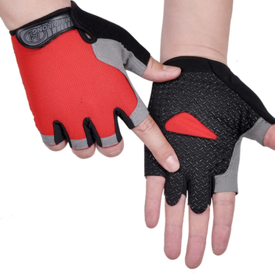 Breathable Half-Finger Cycling Gloves - Anti-Slip Training Gloves for Gym &amp; Riding