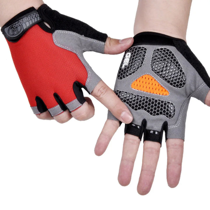 Breathable Half-Finger Cycling Gloves - Anti-Slip Training Gloves for Gym &amp; Riding