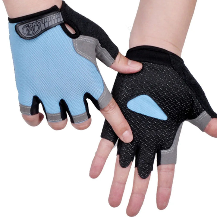 Breathable Half-Finger Cycling Gloves - Anti-Slip Training Gloves for Gym &amp; Riding