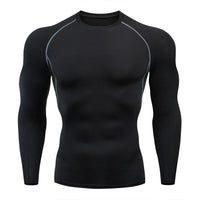 Quick-Dry Men's Compression Training T-Shirt
