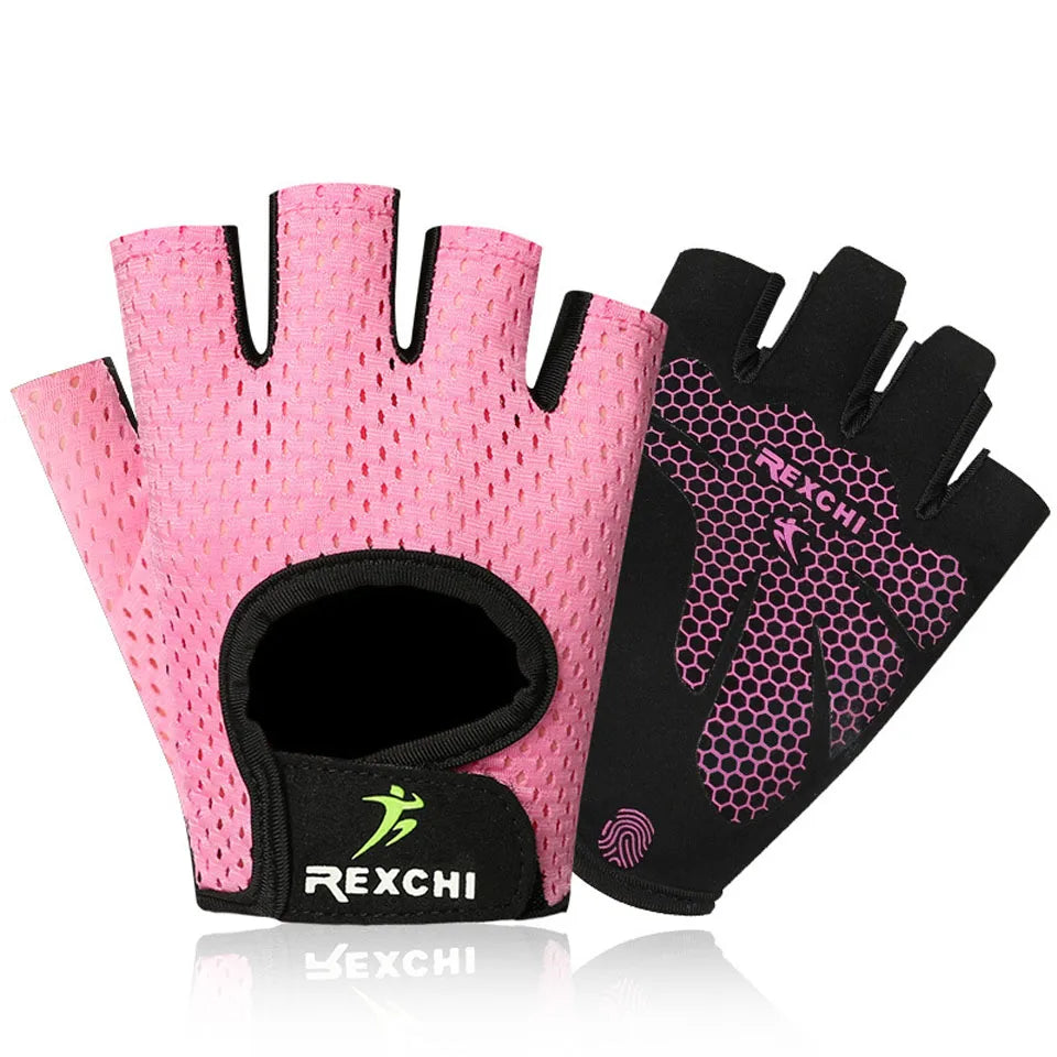 Anti-Slip Weightlifting Gloves - Wrist Support Grips for CrossFit &amp; Gym Training