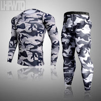 Men's Camouflage Thermal Base Layer Set