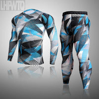 Men's Camouflage Thermal Base Layer Set