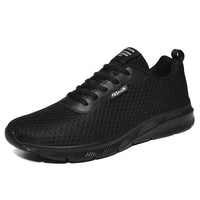Men's Breathable Mesh Sneakers - Lightweight Walking Shoes for Summer Training