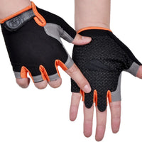 Breathable Half-Finger Cycling Gloves - Anti-Slip Training Gloves for Gym & Riding
