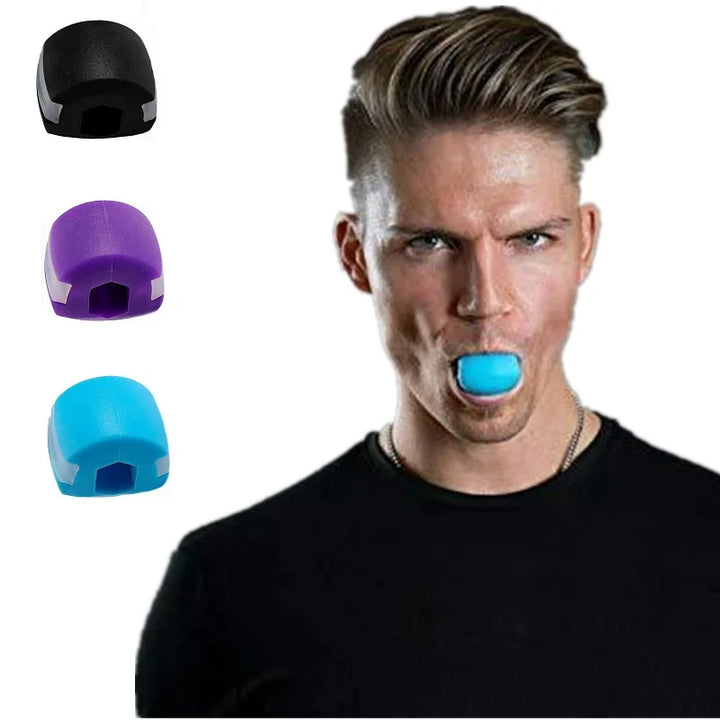 Silicone Jaw Exerciser Ball - Facial Toning Trainer for Jawline Workouts