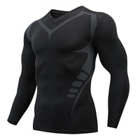 Quick-Dry Men's Compression Training T-Shirt