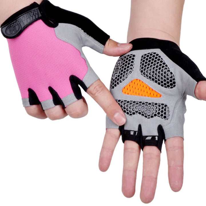 Breathable Half-Finger Cycling Gloves - Anti-Slip Training Gloves for Gym &amp; Riding