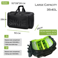 Multi-Compartment Sneaker Gym Bag - Waterproof Training Duffel with Shoe Organizer