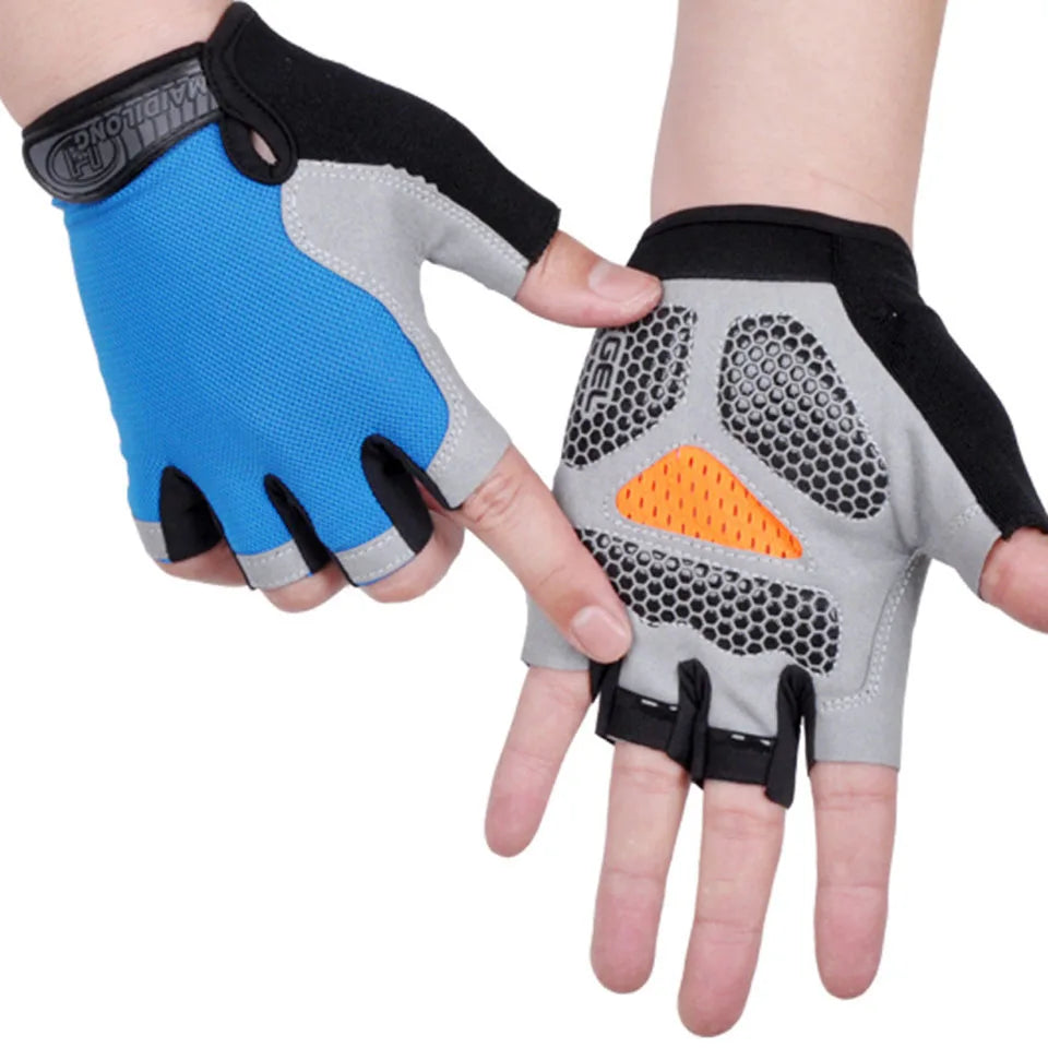 Breathable Half-Finger Cycling Gloves - Anti-Slip Training Gloves for Gym &amp; Riding