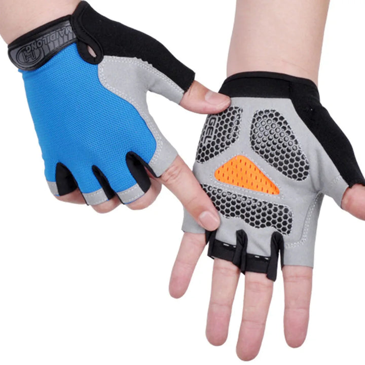 Breathable Half-Finger Cycling Gloves - Anti-Slip Training Gloves for Gym &amp; Riding