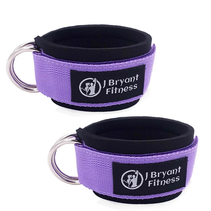 Padded Ankle Straps - Cable Machine Cuffs for Glute and Leg Workouts