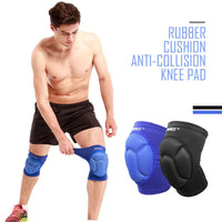 Thick Padded Knee Protectors - Impact Support Sleeves for Volleyball & Cycling