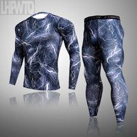 Men's Camouflage Thermal Base Layer Set