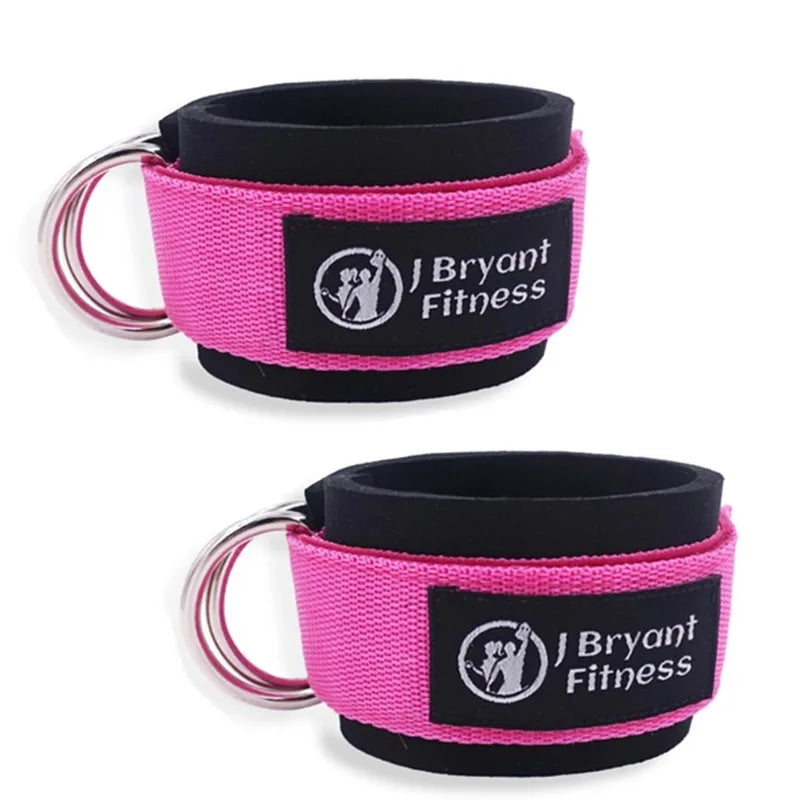 Padded Ankle Straps - Cable Machine Cuffs for Glute and Leg Workouts