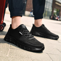 Men's Breathable Mesh Sneakers - Lightweight Walking Shoes for Summer Training
