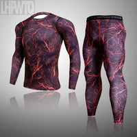 Men's Camouflage Thermal Base Layer Set