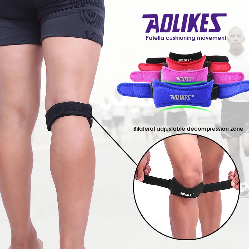 Adjustable Patellar Knee Strap - Targeted Support Band for Running &amp; Outdoor Sports