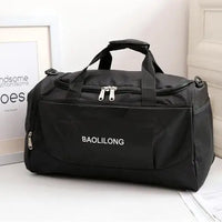 Waterproof Gym Duffel Bag - Large Travel Handbag with Shoe Pocket