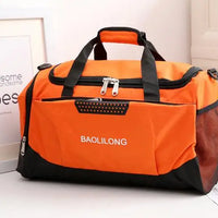 Waterproof Gym Duffel Bag - Large Travel Handbag with Shoe Pocket