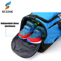 Waterproof Gym Duffel Bag - Large Travel Handbag with Shoe Pocket