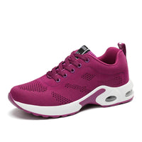 Women's Breathable Running Shoes - Lightweight Mesh Sneakers for Walking & Training