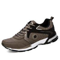 Men's Breathable Running Shoes - Lace-Up Sneakers for Walking & Jogging