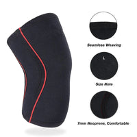 Dual Knee Support Sleeves - Joint Compression Braces for Running, Squats & Training