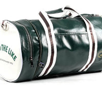 PU Leather Gym Travel Bag - Men's Classic Training Duffel with Shoe Pocket