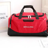 Waterproof Gym Duffel Bag - Large Travel Handbag with Shoe Pocket