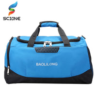 Waterproof Gym Duffel Bag - Large Travel Handbag with Shoe Pocket