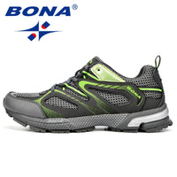 Men's Classic Running Shoes - Lace-Up Mesh Trainers for Jogging & Outdoor Wear