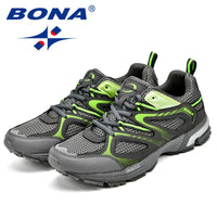 Men's Classic Running Shoes - Lace-Up Mesh Trainers for Jogging & Outdoor Wear