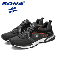Men's Breathable Running Shoes - Lace-Up Sneakers for Walking & Jogging
