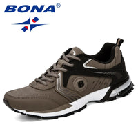 Men's Breathable Running Shoes - Lace-Up Sneakers for Walking & Jogging
