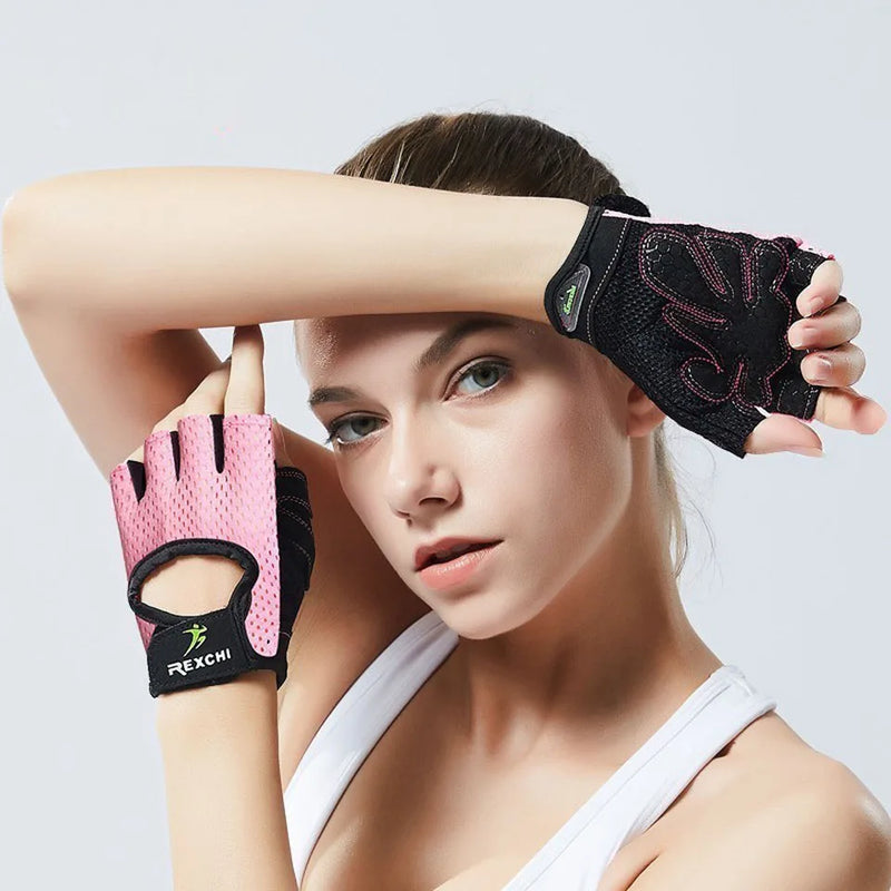 Anti-Slip Weightlifting Gloves - Wrist Support Grips for CrossFit & Gym Training