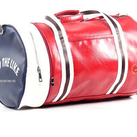 PU Leather Gym Travel Bag - Men's Classic Training Duffel with Shoe Pocket