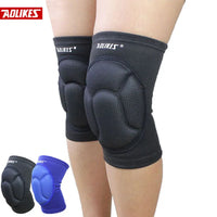 Thick Padded Knee Protectors - Impact Support Sleeves for Volleyball & Cycling