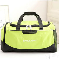 Waterproof Gym Duffel Bag - Large Travel Handbag with Shoe Pocket