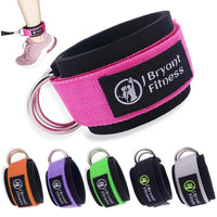 Padded Ankle Straps - Cable Machine Cuffs for Glute and Leg Workouts