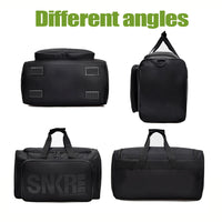 Multi-Compartment Sneaker Gym Bag - Waterproof Training Duffel with Shoe Organizer
