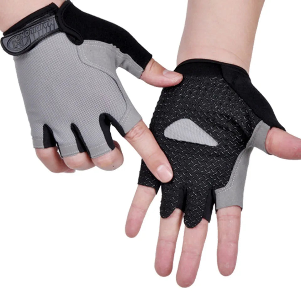 Breathable Half-Finger Cycling Gloves - Anti-Slip Training Gloves for Gym &amp; Riding