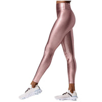 Metallic High-Waist Stretch Leggings