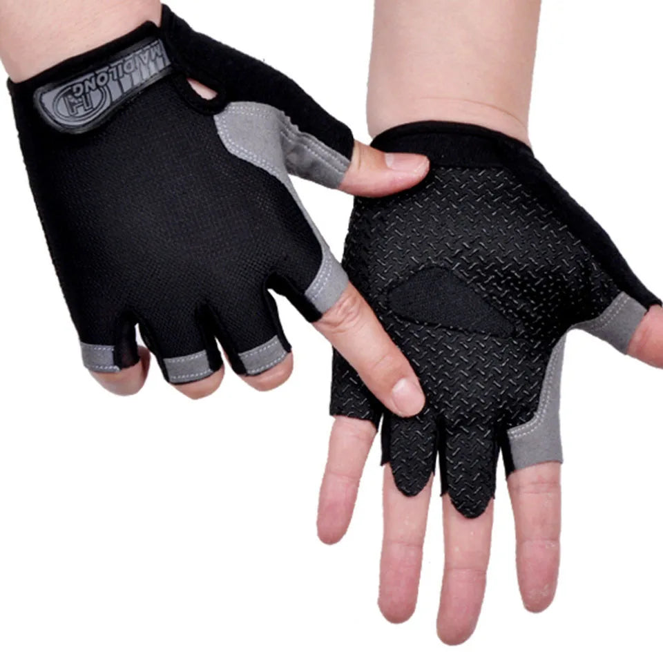 Breathable Half-Finger Cycling Gloves - Anti-Slip Training Gloves for Gym &amp; Riding