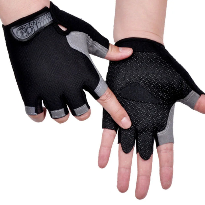 Breathable Half-Finger Cycling Gloves - Anti-Slip Training Gloves for Gym &amp; Riding