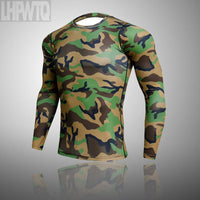 Men's Camouflage Thermal Base Layer Set