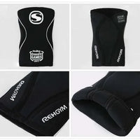 7mm Compression Knee Sleeves - Weightlifting Support Braces for Strength Training