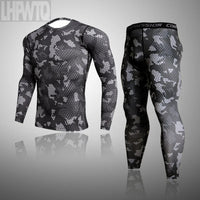 Men's Camouflage Thermal Base Layer Set