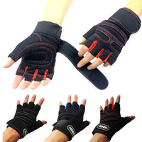 Wrist Support Training Gloves - Anti-Slip Gym Grips for Weightlifting